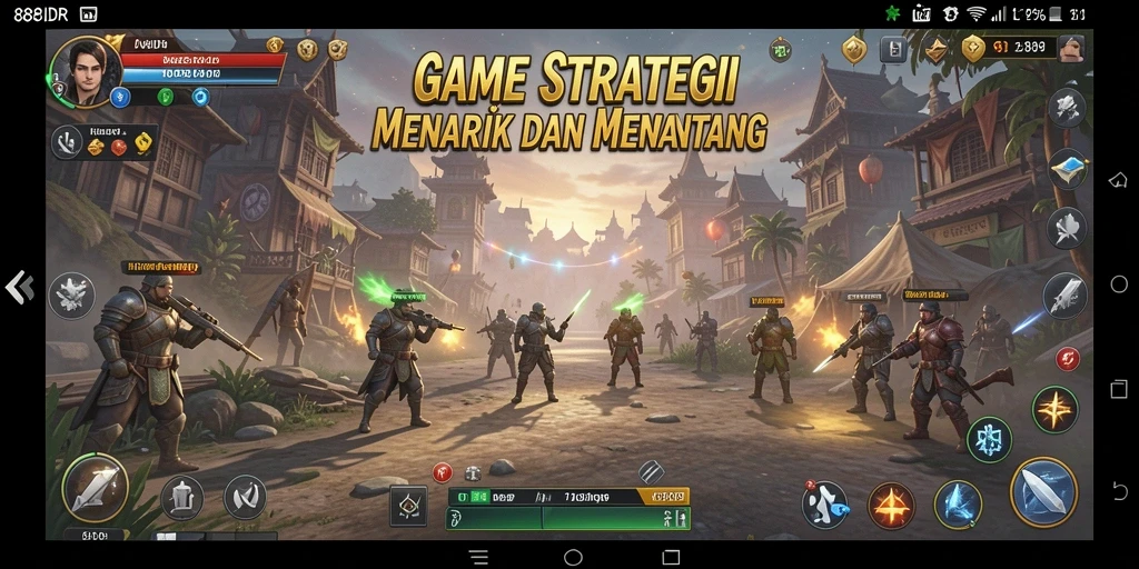 Tampilan gameplay 888IDR dengan strategi mendalam.