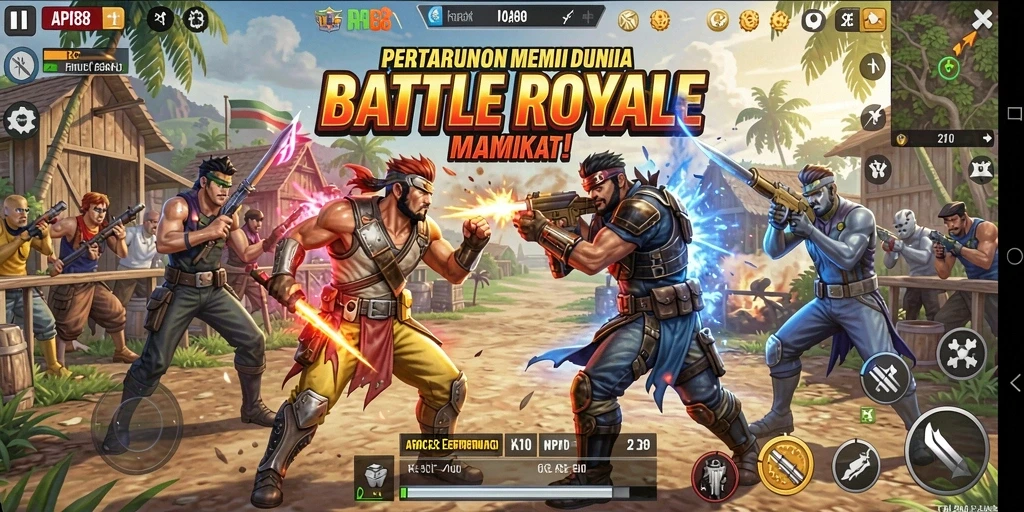 Tampilan gameplay API88 yang mendebarkan dan seru di medan perang.
