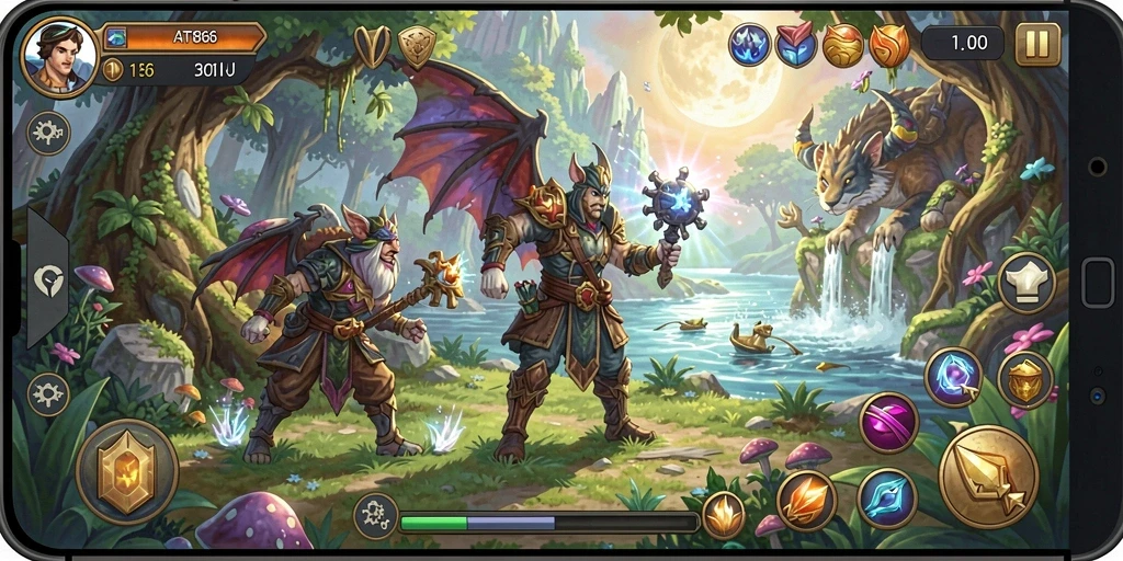 Screenshot gameplay AT866 menampilkan aksi seru dalam petualangan.