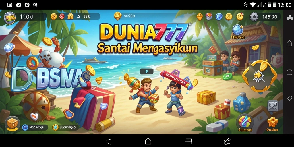 Tampilan grafik menarik dalam gameplay DUNIA777.