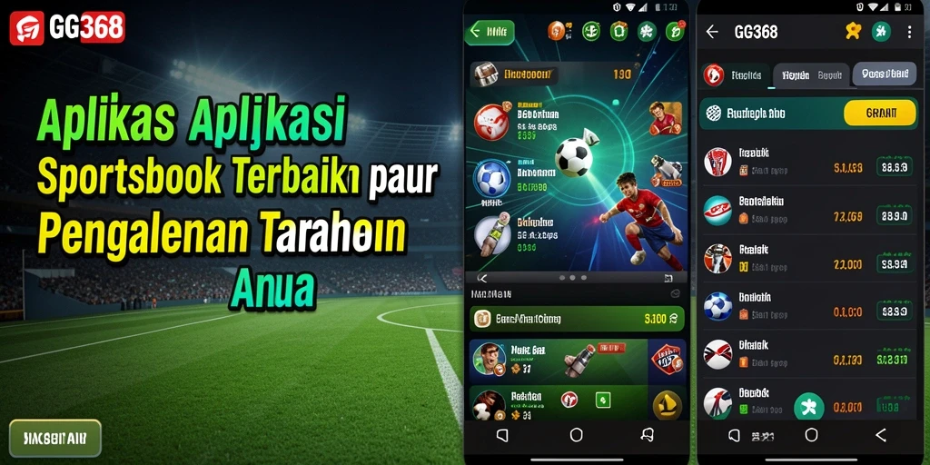 Screenshot utama GG368 menampilkan antarmuka taruhan olahraga yang interaktif.