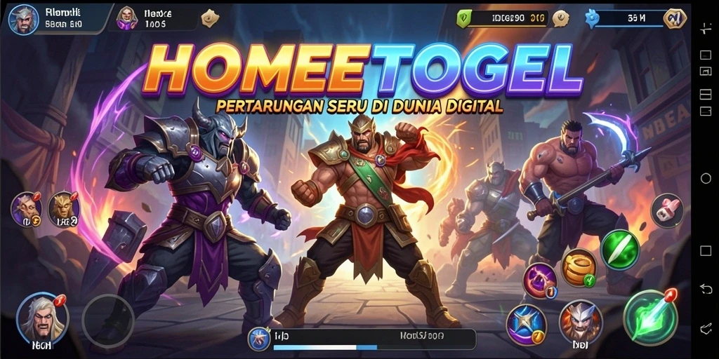 Tangkapan layar <strong>HOMETOGEL</strong> menampilkan aksi bertarung yang intens dan menegangkan.