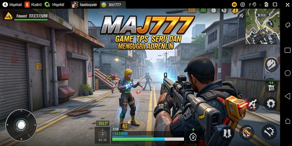 Tampilan gameplay menarik dari MAJ777 dengan aksi tembak-menembak yang seru.