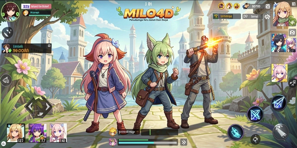 Tampilan gameplay menarik dari MILO4D yang penuh aksi.