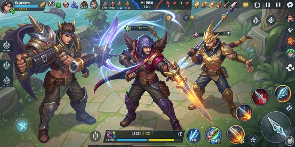 Tampilan menarik gameplay Casual MLBB8 yang menghibur.