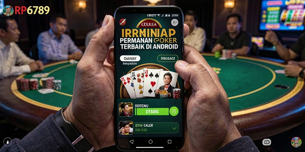 Tampilan gameplay Poker yang seru dan menarik di RP6789.