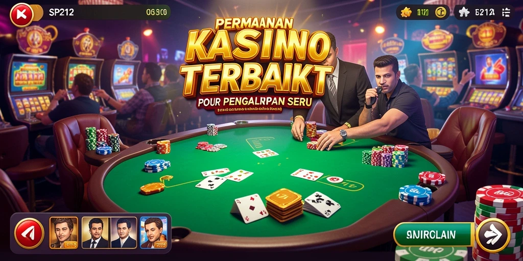 Tampilan menarik dari gameplay SP212 dalam aplikasi Kasino.